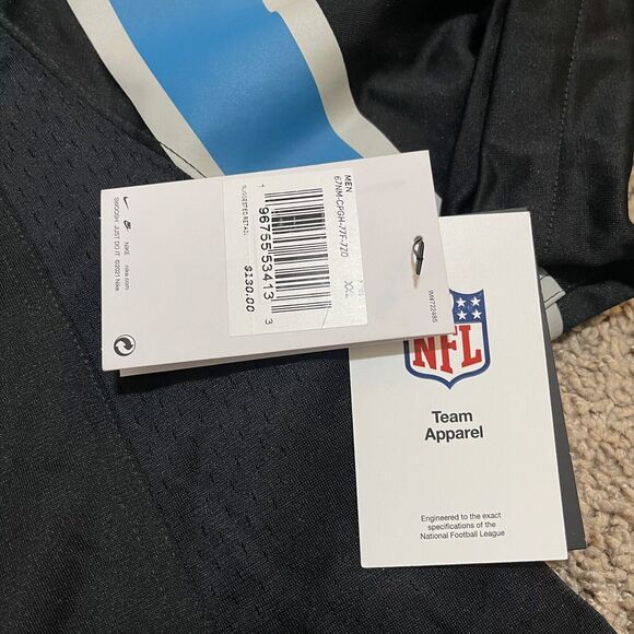 Carolina Panthers Jersey Matt Corral XXL Black 9 Nike On Field Keep Pounding NFL - Picture 9 of 9